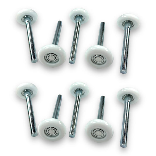 (Pack of 12) Nylon Sealed Garage Door Rollers with 4" Inch Stems / 2" Inch Rollers / 13 Balls